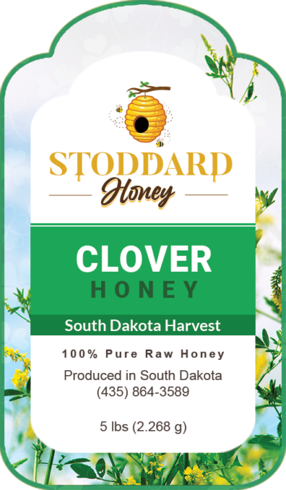 Clover Honey Label Stoddard Honey